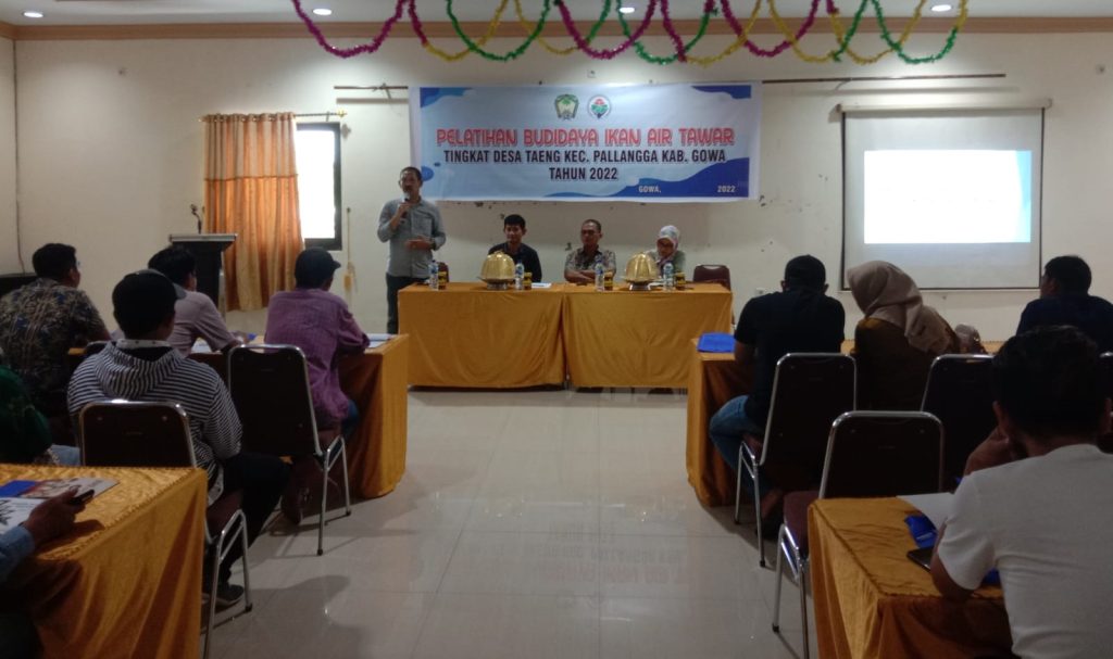 Pemerintah Desa Taeng Melaksanakan Pelatihan Budidaya Ikan Air Tawar, Ini Tujuannya
