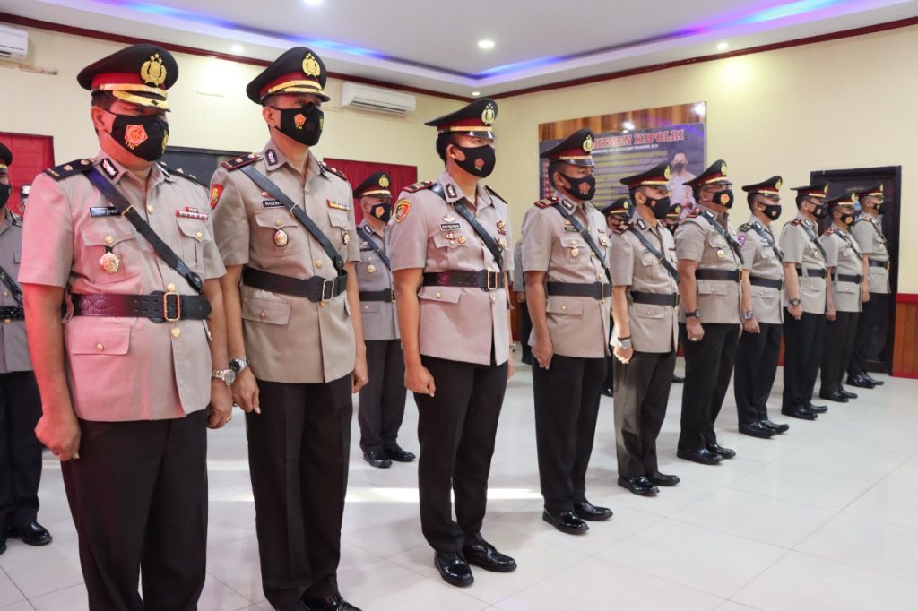 Kapolres Gowa Pimpin Langsung Sertijab dan Pelantikan Sejumlah Perwira