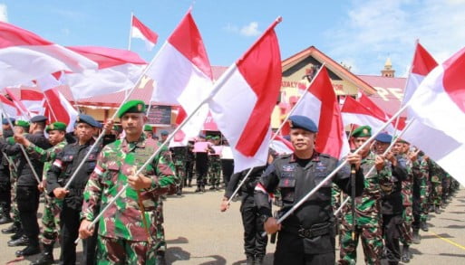 Bukti Sinergitas TNI Polri, Brimob Bone Dan Kodim 1407 Lakukan Ini