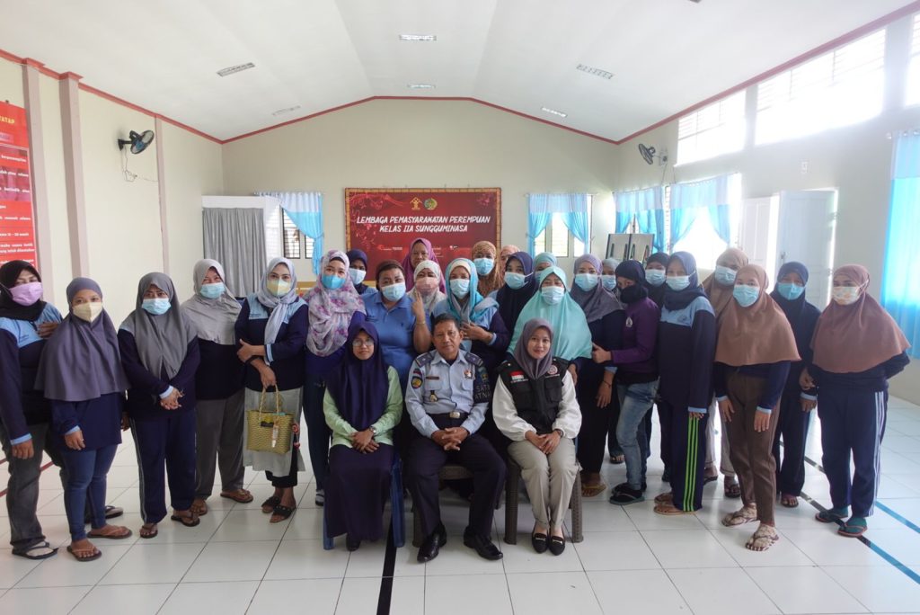 Waspada Kanker, WBP Lapas Perempuan Sungguminasa mengikuti Sosialisasi Kanker dan Tumor