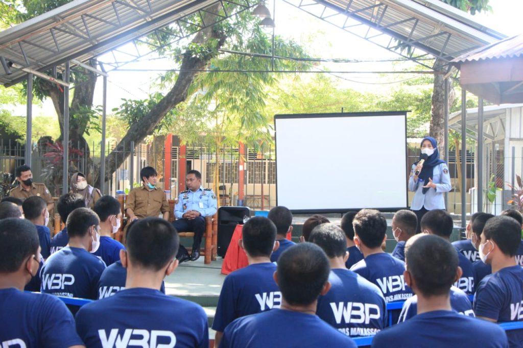 Lapas Makassar Gandeng Dinkes Makassar Gelar Penyuluhan Kesehatan WBP