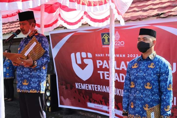 Jadi Irup di Upacara Hari Pahlawan, Ini Pesan-Pesan Pahlawan dibacakan Oleh Kalapas Narkotika