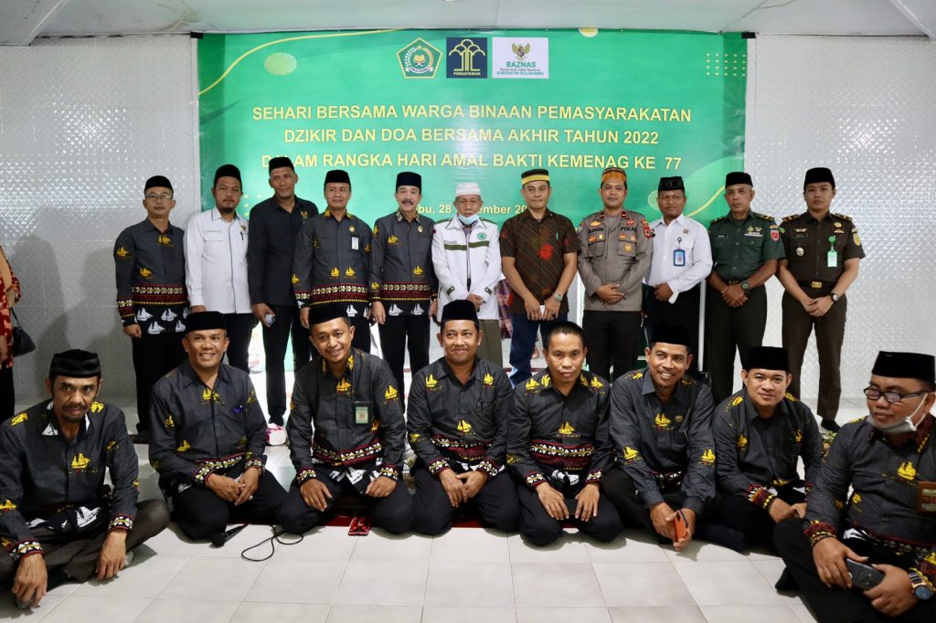 Sehari Bersama WBP, Lapas Bulukumba Laksanakan Dzikir dan Doa Bersama Akhir Tahun