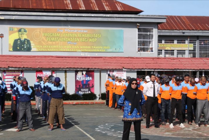 Lapas Narkotika Sungguminasa Gelar Upacara Peringatan Hari Ibu Ke-94