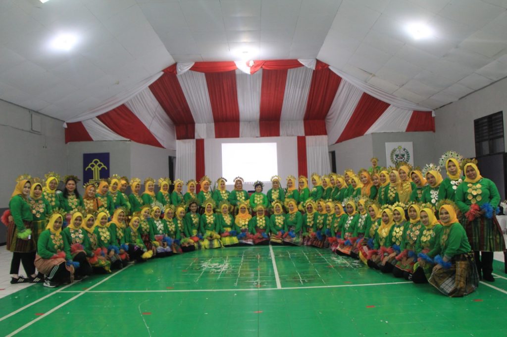 DWP Lapas Makassar Bersama PIPAS Sulsel Ikut Sumbangkan Rekor Muri Senam Bersama