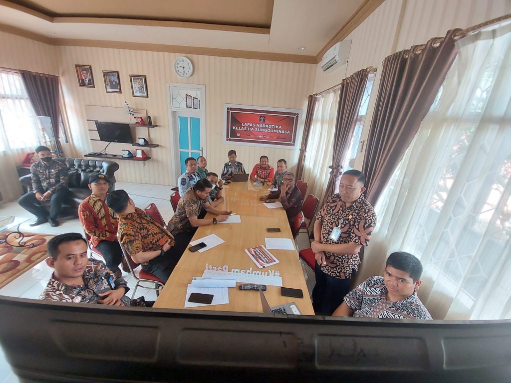 Kalapas Narkotika Sungguminasa Pimpin Rapat Rencana Kerja tahun 2023