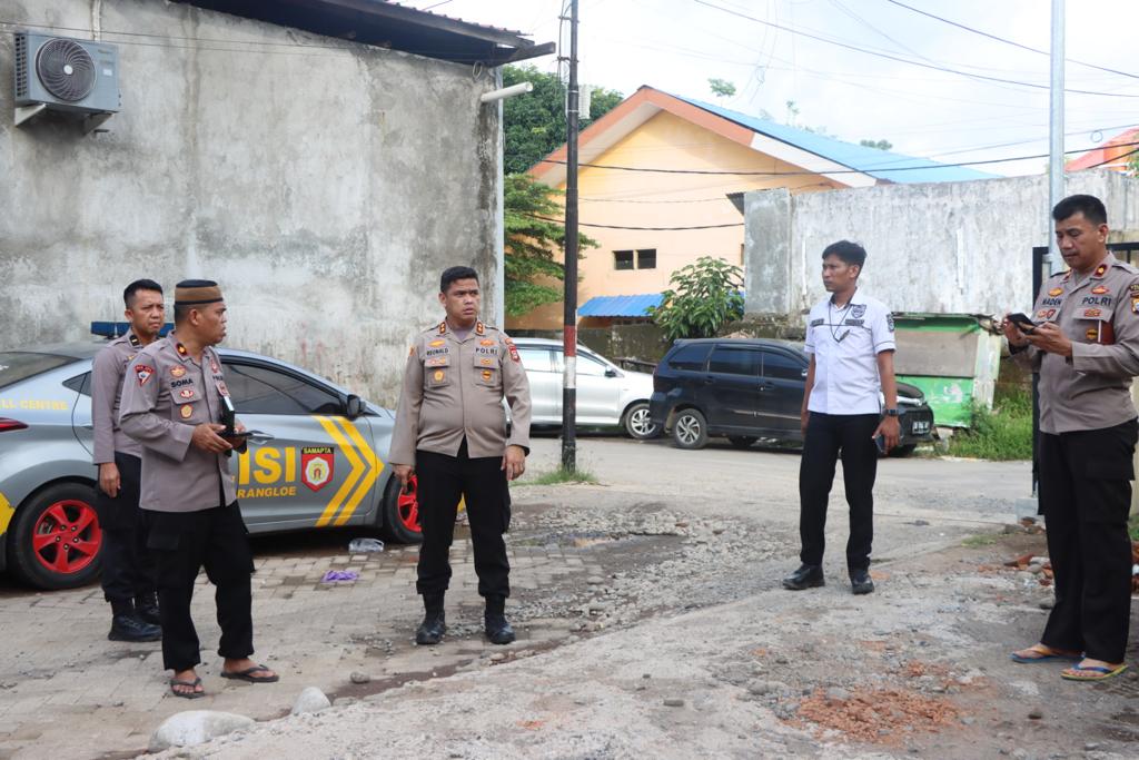Kapolres Gowa Survey Lokasi Perencanaan Pembangunan Lapangan
