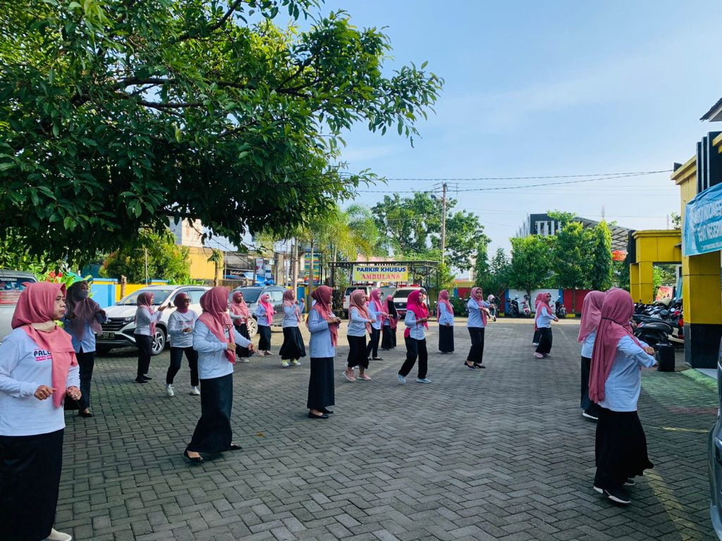 Tingkatkan Imunitas Tubuh, UPT Puskesmas Pallanggga Rutin Melakukan Senam Rabu Sehat