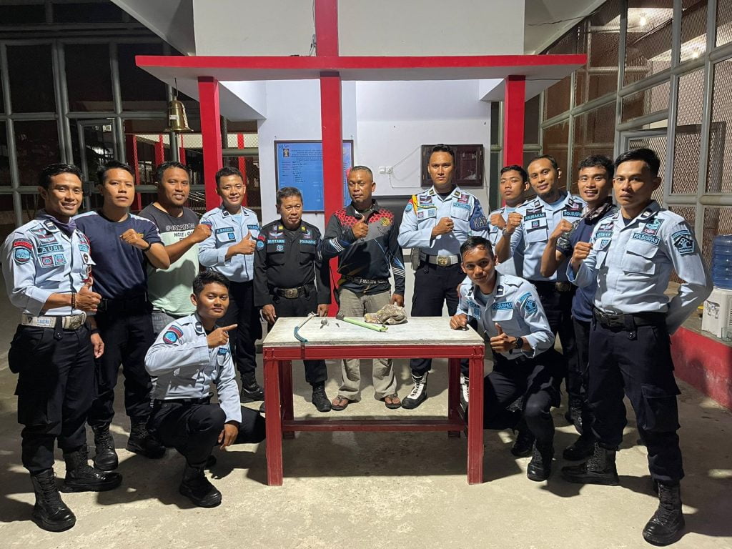 Rutan Donggala Rutin Melakukan Penggeledahan di Kamar Hunian WBP