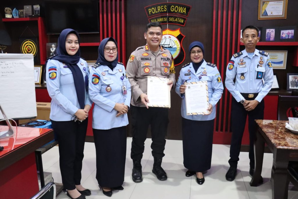 Teken MoU, LPP Sungguminasa Perkuat Sinergitas Bidang Keamanan dan Ketertiban dengan Polres Gowa