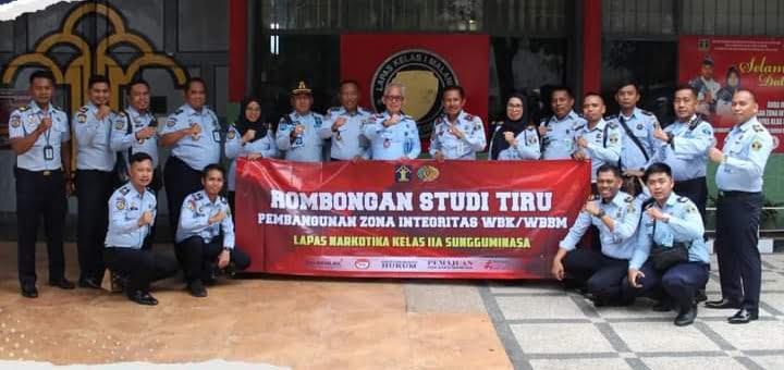 Gelar Studi Tiru Ke Lapas Malang, Lapas Narkotika Sungguminasa Optimis Kejar Predikat WBK