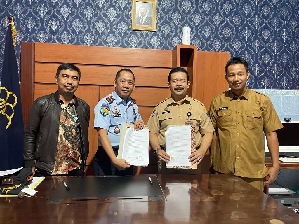 Dukung Persiapan PEMILU 2024, Rutan Bantaeng Teken PKS Dengan Disdukcapil Bantaeng