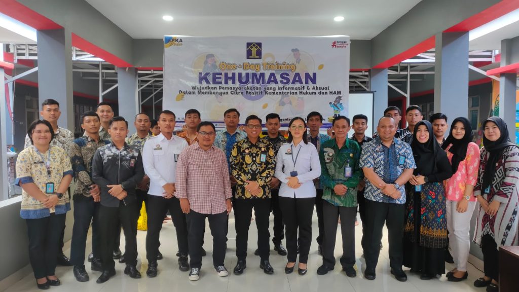 Rutan Donggala Ikuti One Day Training Kehumasan