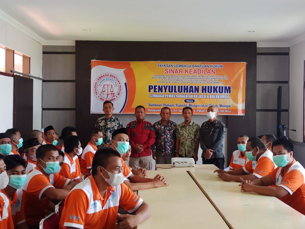 Lapas Bulukumba Bekerjasama dengan POSBAKUMADIN dan LBH Bintang Sinar Keadilan