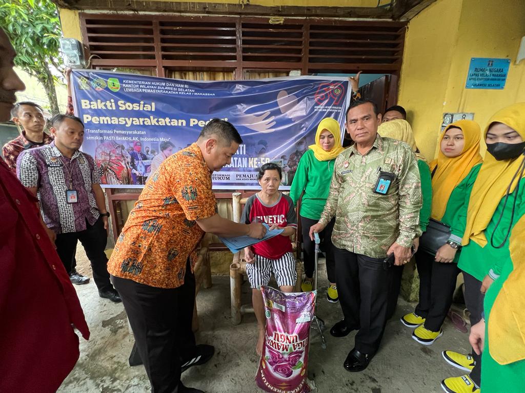 Sambut HBP Ke 59, Lapas Makassar Berbagi Kebahagiaan di Bulan Penuh Berkah