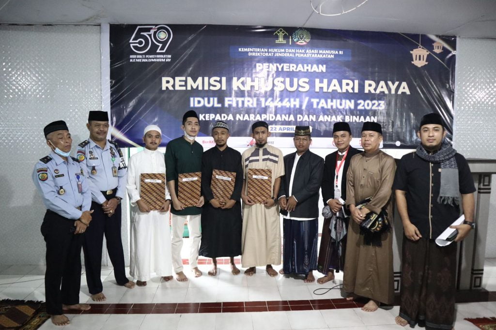 313 Narapidana Warga Binaan Lapas Bulukumba terima Remisi Khusus Idul Fitri 1444 H / 2023 M