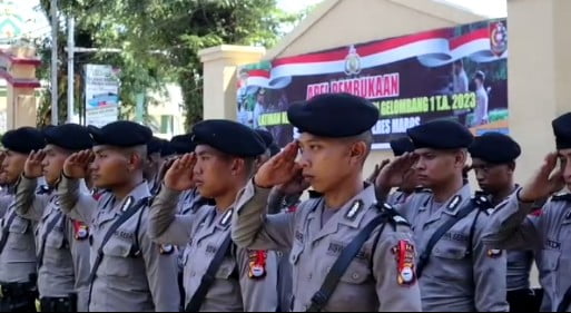 80 Siswa SPN Batua Ikuti Latihan Kerja Siswa Gelombang 1T.A 2023, Kapolres Maros: Jadilah Polisi Presisi