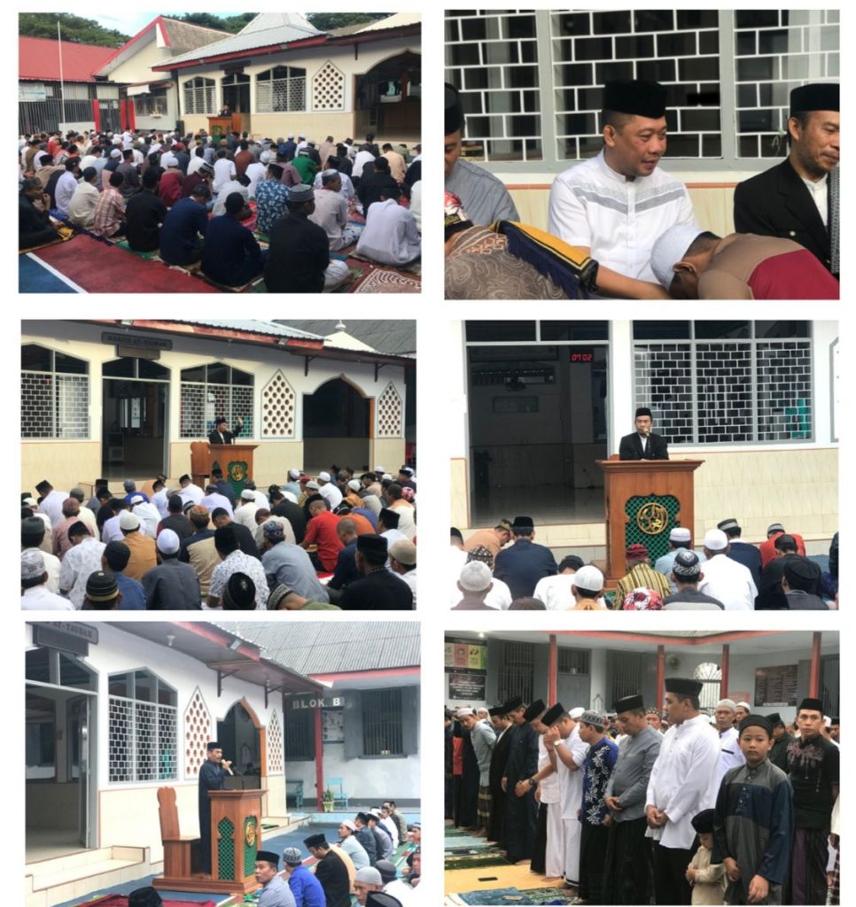 Usai Sholat Idul Adha 1444 H Bersama WBP, Rutan Bantaeng Laksanakan Pemotongan Hewan Qurban