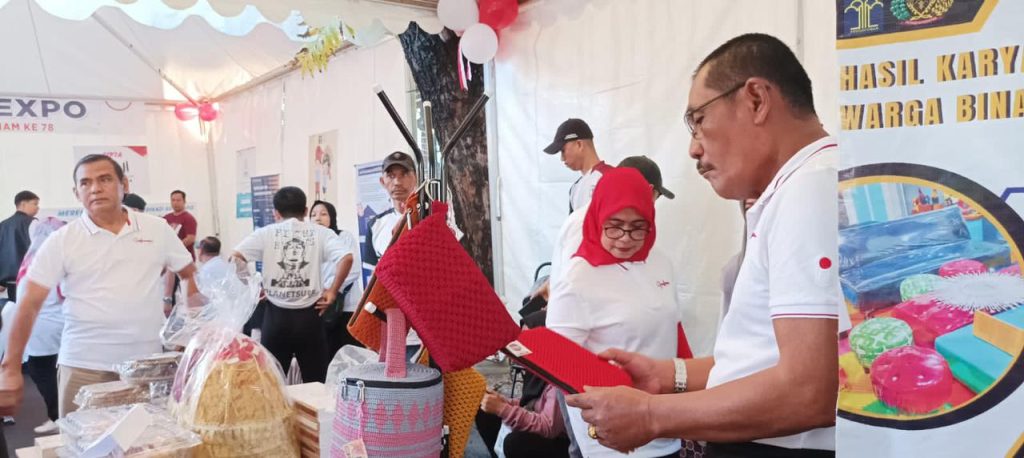 Pamerkan Hasil Karya WBP, LPP Sungguminasa Turut Semarakkan Kegiatan Legal Expo Hari Kemenkumham Ke-78 Tahun 2023