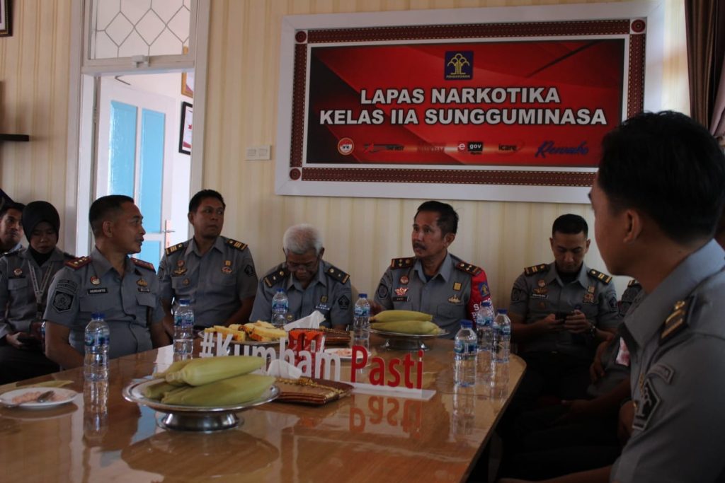 Kadiv PAS Sultra bersama Rombongan Rutan Unahaa Studi Tiru Pembangunan ZI dan Program Rehabilitasi di Lapas Bollangi