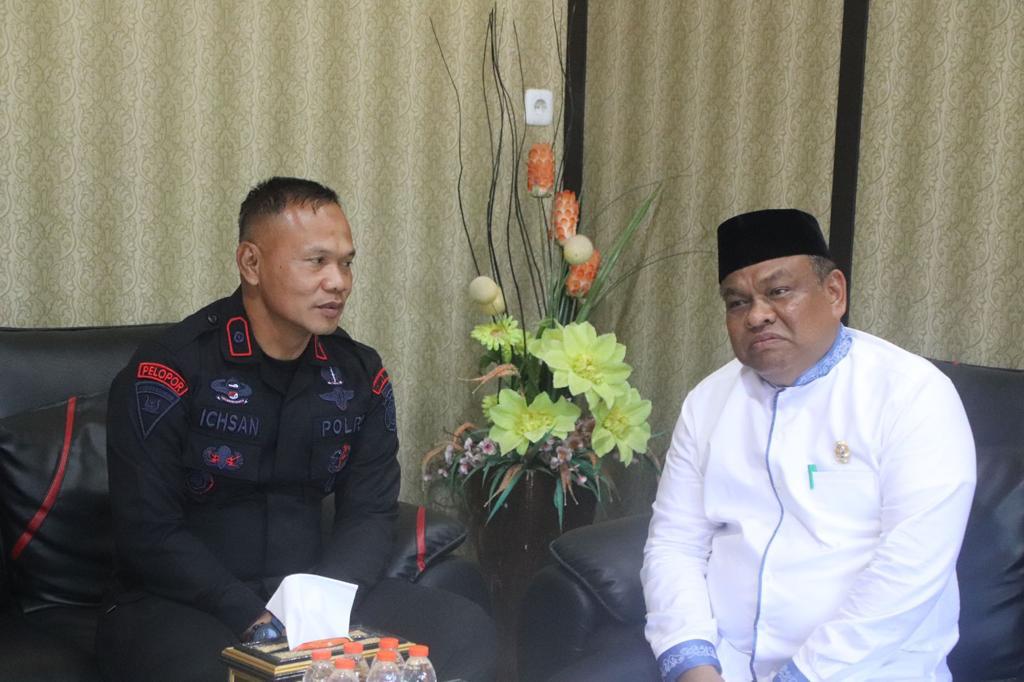 Temui Danyon Ichsan, Bupati dan Wakil Bupati Bone Pamit