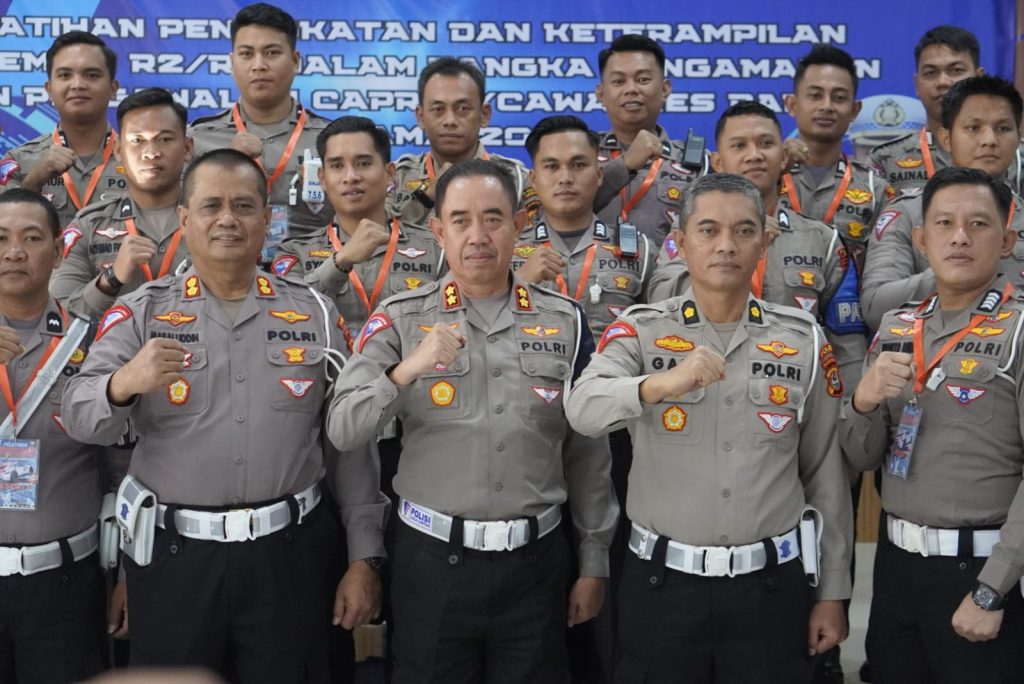 Ditlantas Polda Sulsel Gelar Pelatihan Pengawalan Capres dan Cawapres Pemilu 2024