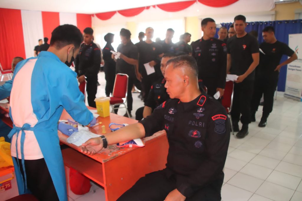 Personel Brimob Bone Jalani Rikkes Berkala, Danyon Ichsan: Deteksi Dini Kesehatan Personel