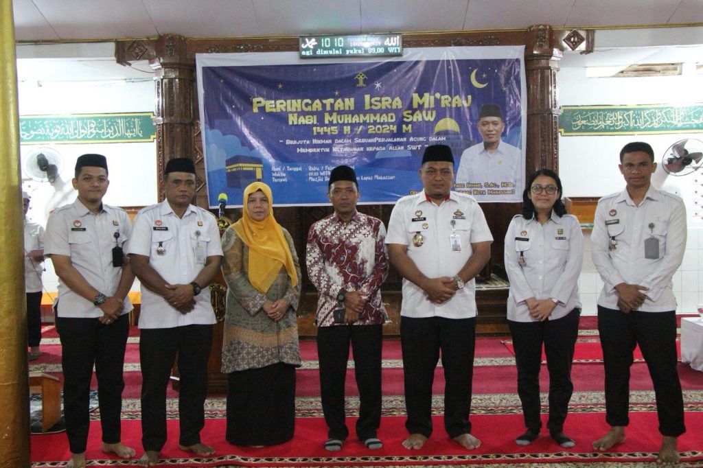 WBP Lapas Makassar Sangat Antusias Mengikuti Peringatan Isra Miraj Nabi Muhammad SAW