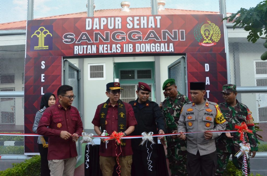 Kakanwil Kumham Sulteng, Resmikan Dapur Sehat Sanggani Rutan Donggala