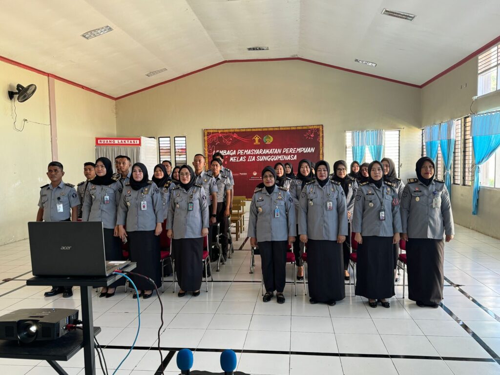 LPP Sungguminasa Ikuti Webinar Series I “Cerdas Bersama BPSDM Hukum dan HAM”
