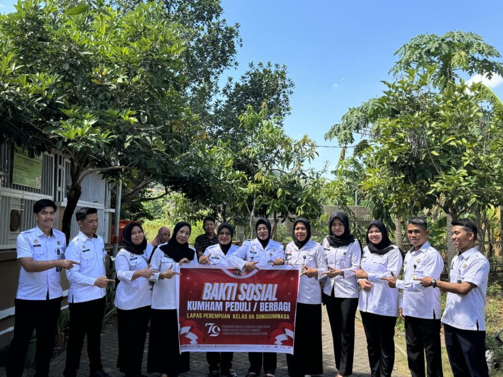 Semarak Hari Pengayoman, LPP Sungguminasa Laksanakan Bakti Sosial