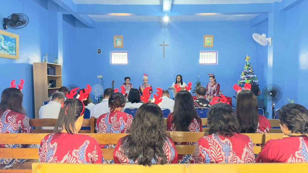 Sukacita Natal, Warga Binaan LPP Sungguminasa Laksanakan Ibadah Natal