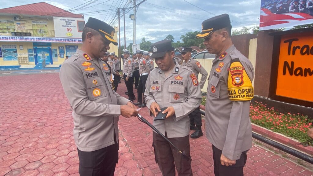 Senpi Personel Polres Luwu Diperiksa