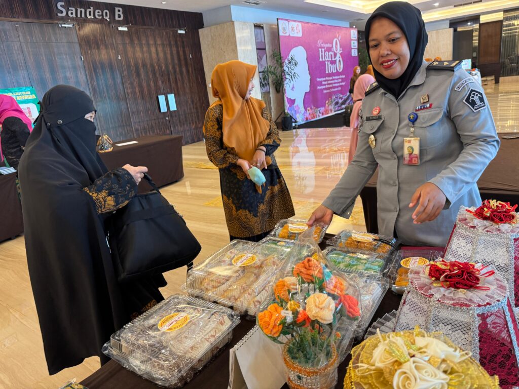 LPP Sungguminasa Pamerkan Hasil Karya Warga Binaan pada Peringatan Hari Ibu ke-96 Tingkat Provinsi Sulsel