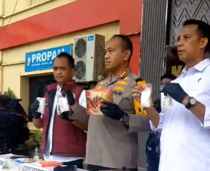 Polrestabes Makassar Gagalkan Rencana Peredaran Sabu 1,5 Kg di Malam Pergantian Tahun
