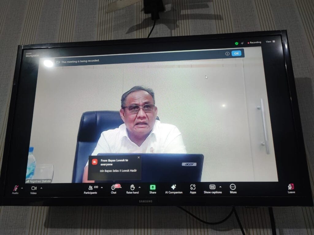 LPP Sungguminasa Ikuti Sosialisasi Pengusulan Perubahan Pidana Penjara Seumur Hidup