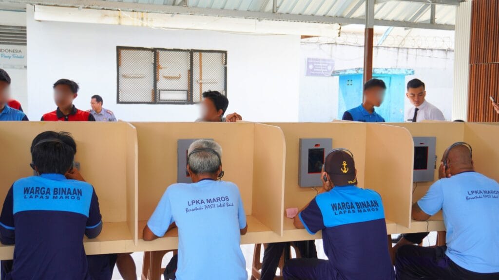 Wartelsuspas di Lapas Kelas IIB Maros, Antusiasme terhadap Fasilitas Baru untuk Komunikasi Aman Warga Binaan