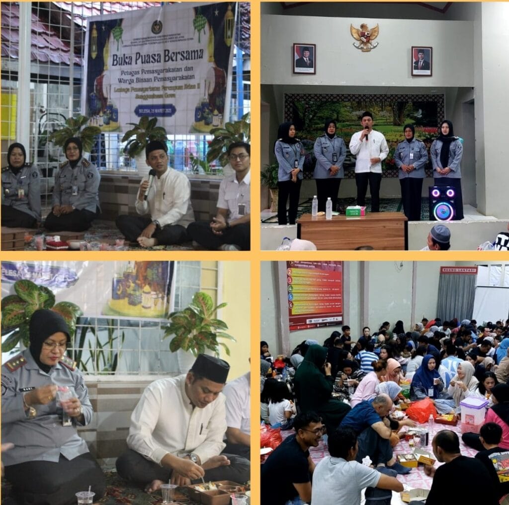 Nikmat Ramadhan, Kanwil Ditjenpas Sulsel Buka Puasa Bersama Warga Binaan LPP Sungguminasa
