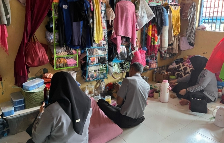 Rutin Gelar Razia Blok Hunian Warga Binaan, LPP Sungguminasa Dapatkan Ini!