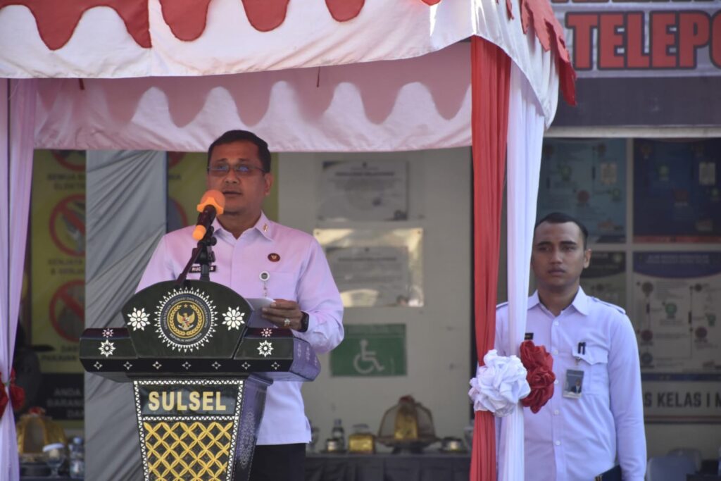 Pertegas Komitmen, Pemasyarakatan Sulsel Deklarasikan Komitmen Bersama Wujudkan Lapas, Rutan dan LPKA Bebas Dari Peredaran Narkoba dan Telepon Genggam Ilegal