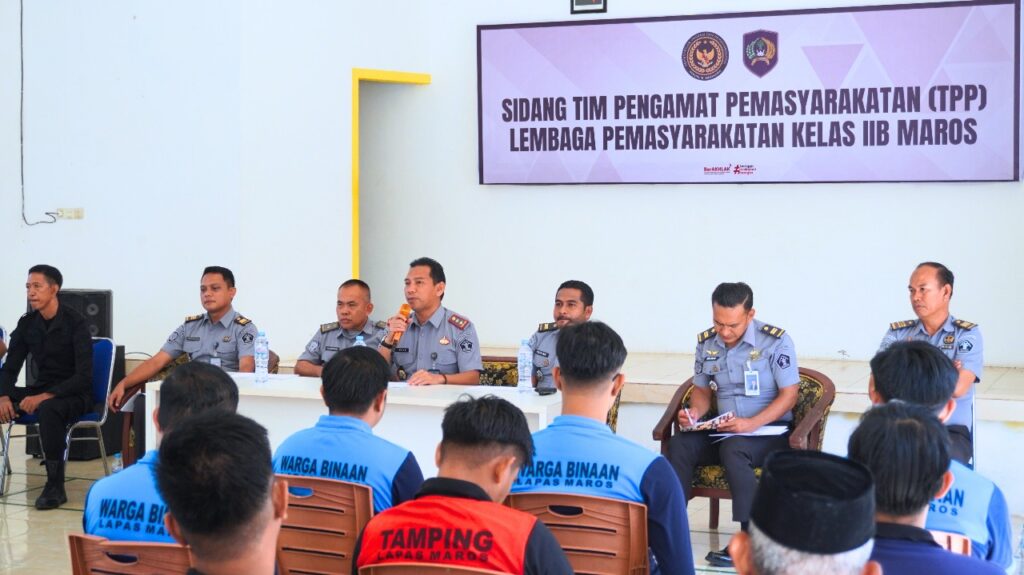 Evaluasi Sekaligus Harapan, Sidang TPP Lapas Maros Dorong Reintegrasi Berkeadilan