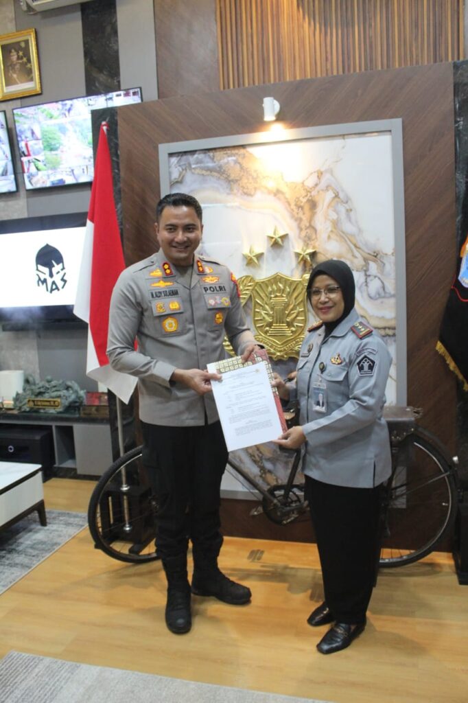 Perkuat Sinergi, Kalapas Perempuan Sungguminasa Audiensi ke Polres Gowa