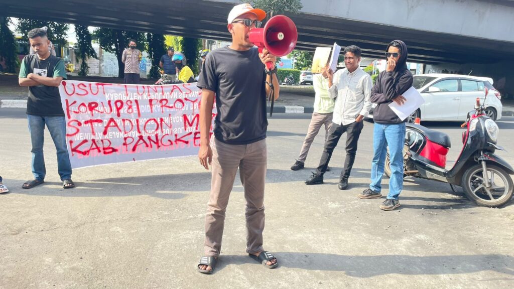 Koalisi Lintas Mahasiswa Desak Kejati Sulsel Usut Dugaan Korupsi Proyek Rehabilitasi Stadion Andi Mappe