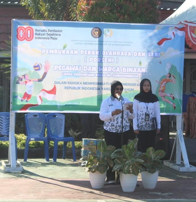 Semarak Kemerdekaan! Porseni Pegawai dan Warga Binaan Lapas Perempuan Sungguminasa Resmi Dibuka