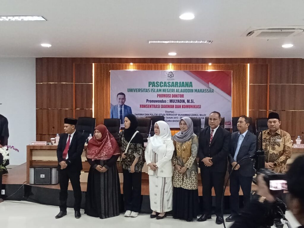 Disertasi Doktor UIN Alauddin Jadikan TGB Teladan Ulama dan Pemimpin Daerah