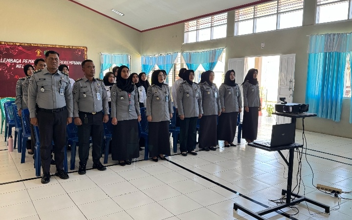 Lapas Perempuan Sungguminasa Dukung Transformasi Manajemen PRIMA, Hadiri Rakor Kementerian Imigrasi Dan Pemasyarakatan Secara Daring