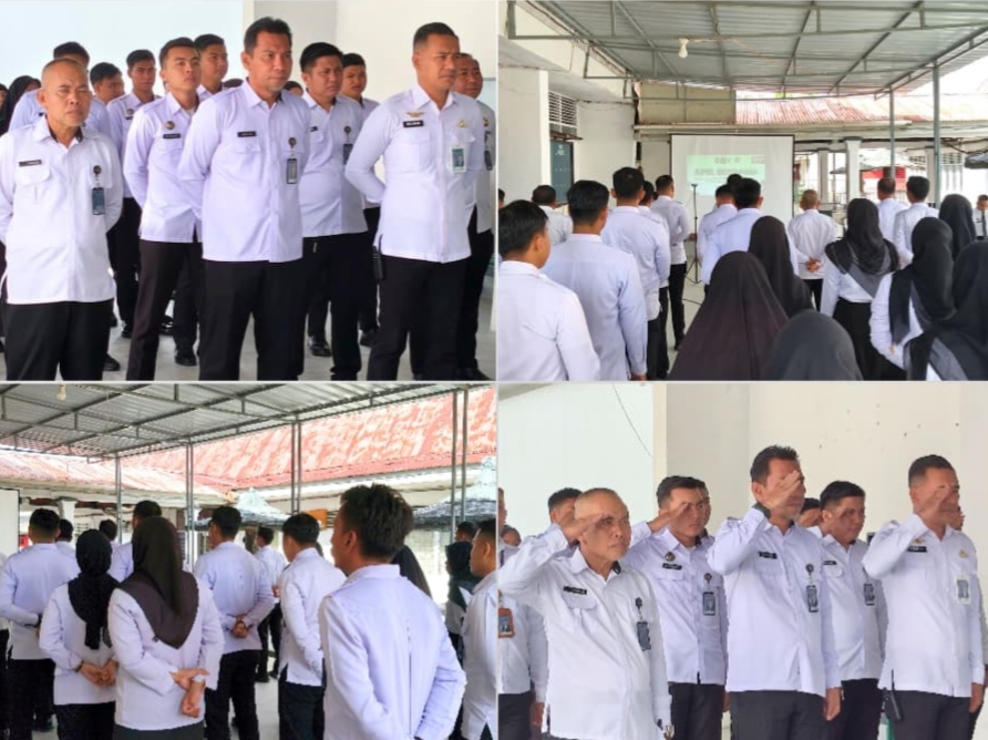 Lapas Kelas IIB Maros Ikuti Apel Bersama Kumham Imipas