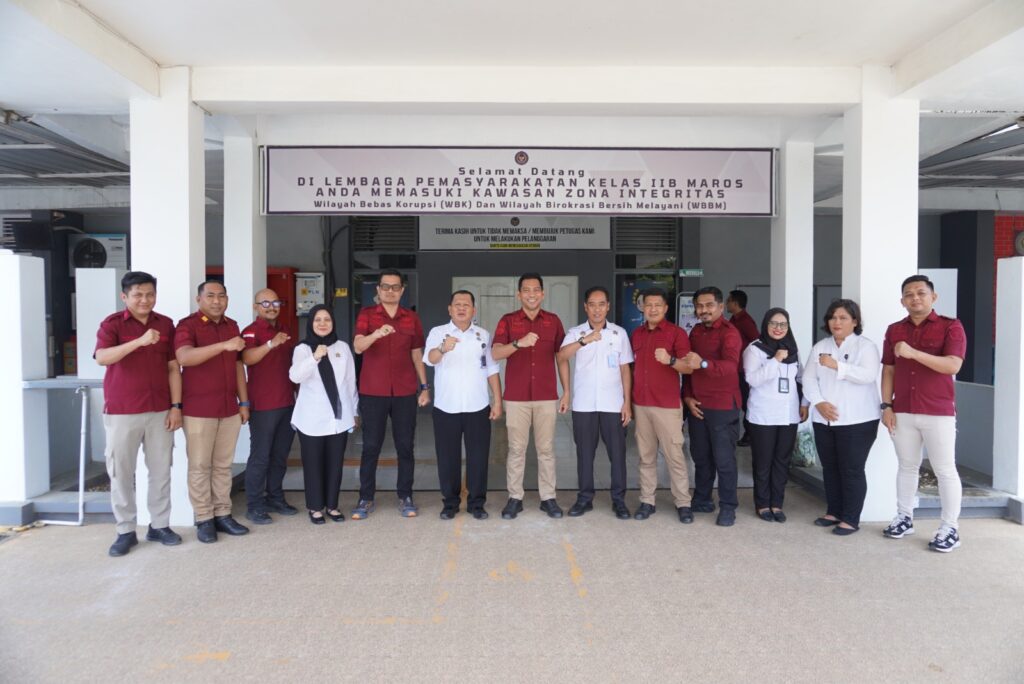 Monitoring dan Evaluasi Kanwil Ditjenpas Sulsel, Tindak Lanjuti Arahan Direktur Kesehatan dan Perawatan di Lapas Maros