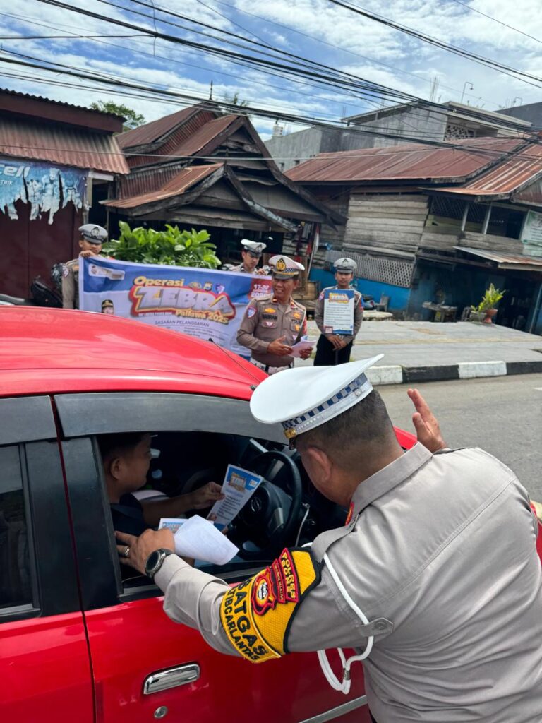 Sepekan Operasi Zebra Pallawa 2025: Tilang ETLE Melonjak 221 Persen