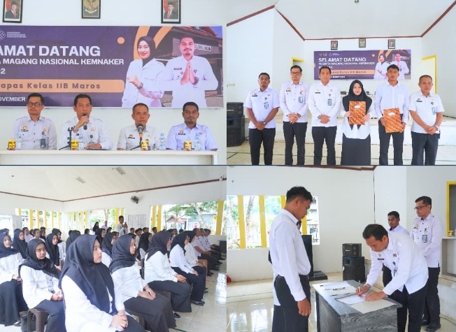 Energi Baru di Lapas Maros: 37 Peserta Magang Nasional Mulai Bertugas